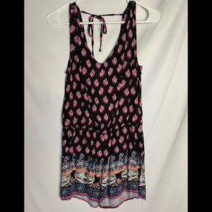 Patterned romper